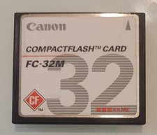 Canon FC-32M Compact Flash CF Memory Card for Vintage Cameras 32MB