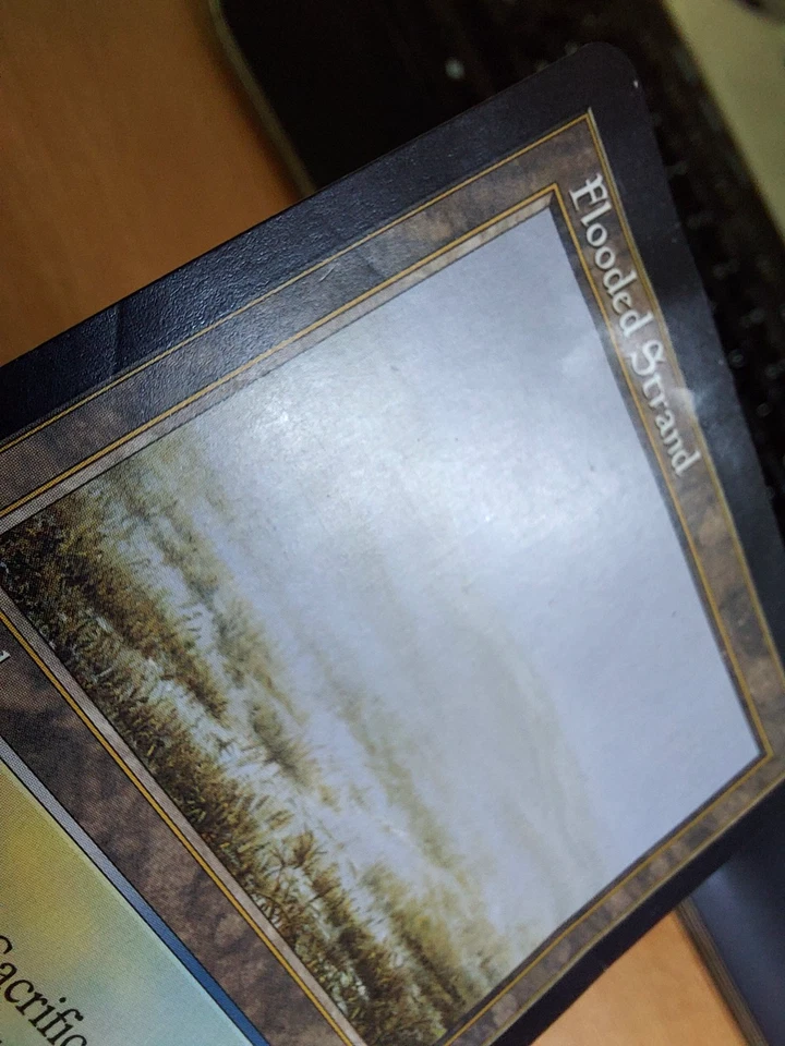 Flooded Strand 1x ONS MTG Onslaught Rare Vintage DAMAGED (see note) white blue - Image 3 of 4