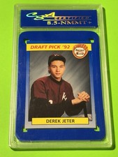 1992 Front Row Derek Jeter Draft Pick Rookie RC #55 Graded CSA 8.5 Yankees