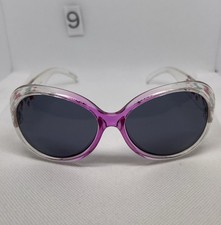 Gymboree Kids  Oval Sunglasses   Pink  Clear Frame   Floral Arms   Style 13 GY