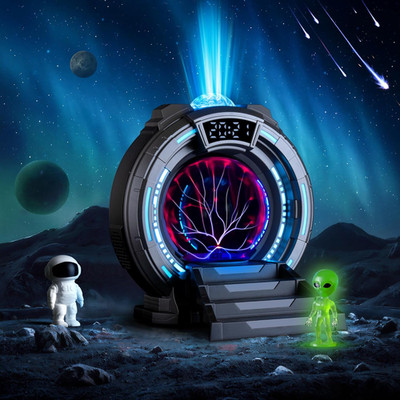 Space Portal Night Light,Alien Veins Lamp,Plasma Globe Light LED Aurora Projecto