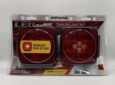 Hopkins C7425 Led Trailer Light Kit with Integrated Back Up Light Red Model New 