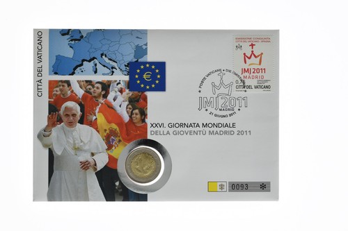 2 Euro + 50 Cent Numisbrief Vatikan - Numisbriefe zur Auswahl Münze + Briefmarke - Bild 19 von 75