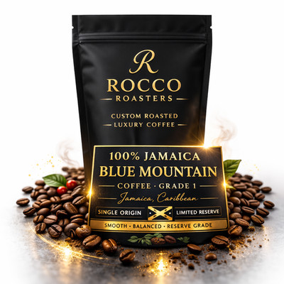 100% Jamaica Blue Mountain Coffee   Roasted to Order/Green, 20 lbs in 1 lb Bags