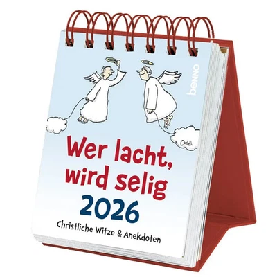 ST. BENNO Wer lacht, wird selig 2026 | Christliche Witze, Anekdoten & Aphorismen | 366 S.