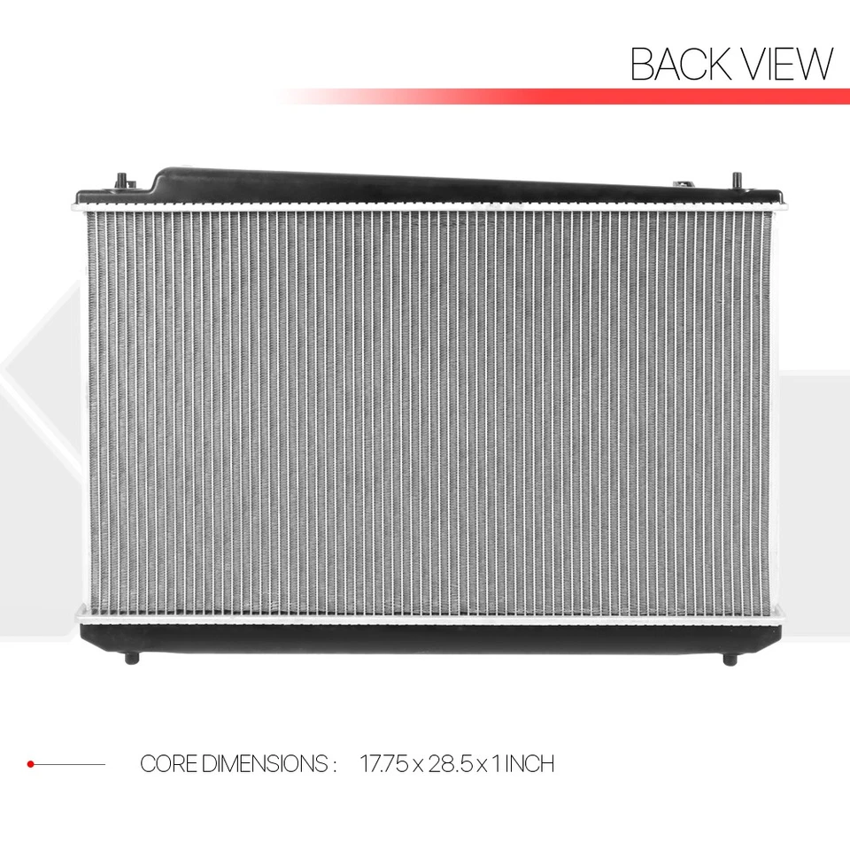Radiador de repuesto de fábrica de aluminio DPI-2153 1998-2003 para Toyota Sienna 3.0 Foto 3 de 4