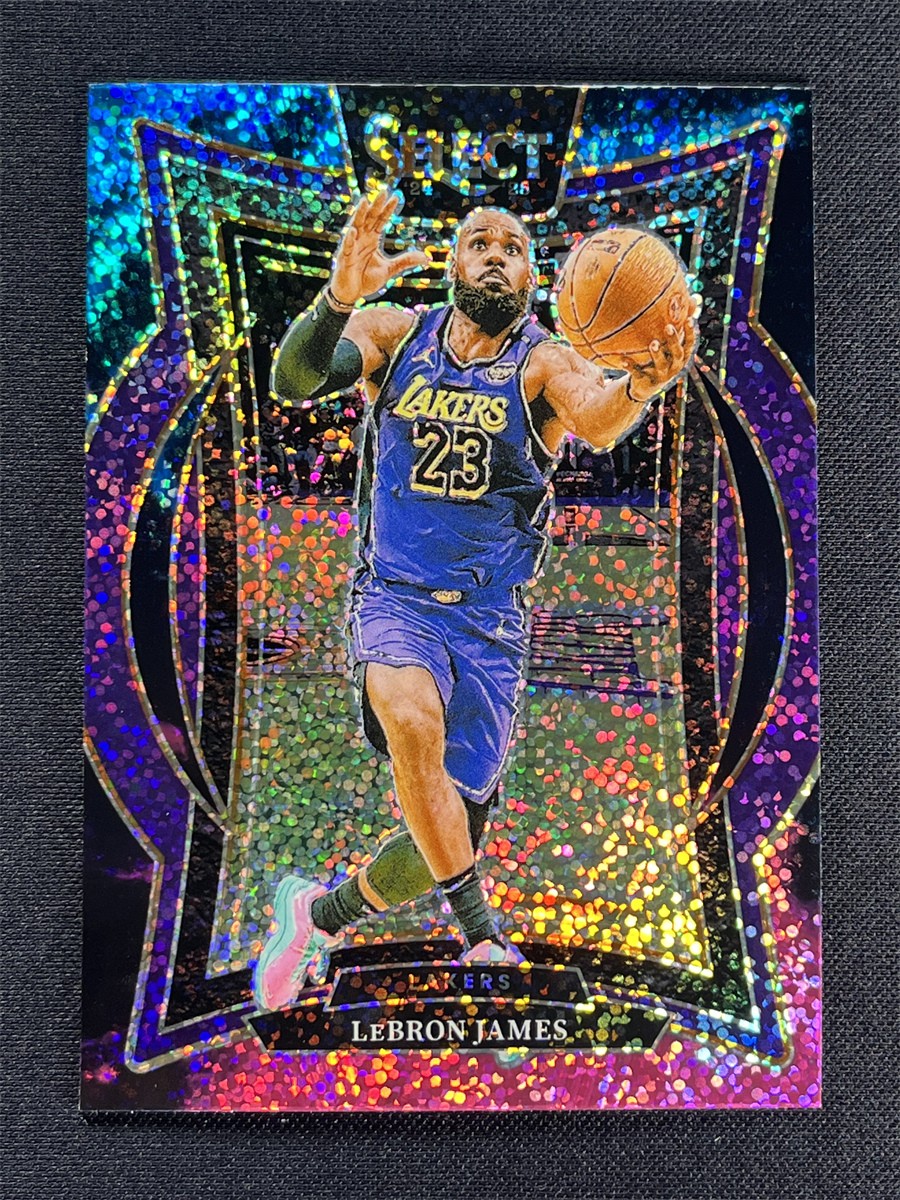 2024-25 Panini Select LeBron James #54 Concourse Cosmic Prizm Case Hit SSP