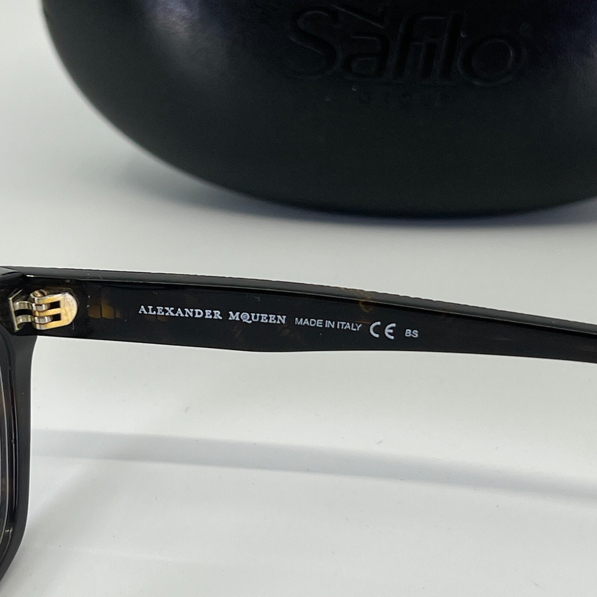 Alexander McQueen Eyeglasses AMQ4268 OFN Brown Full Rim