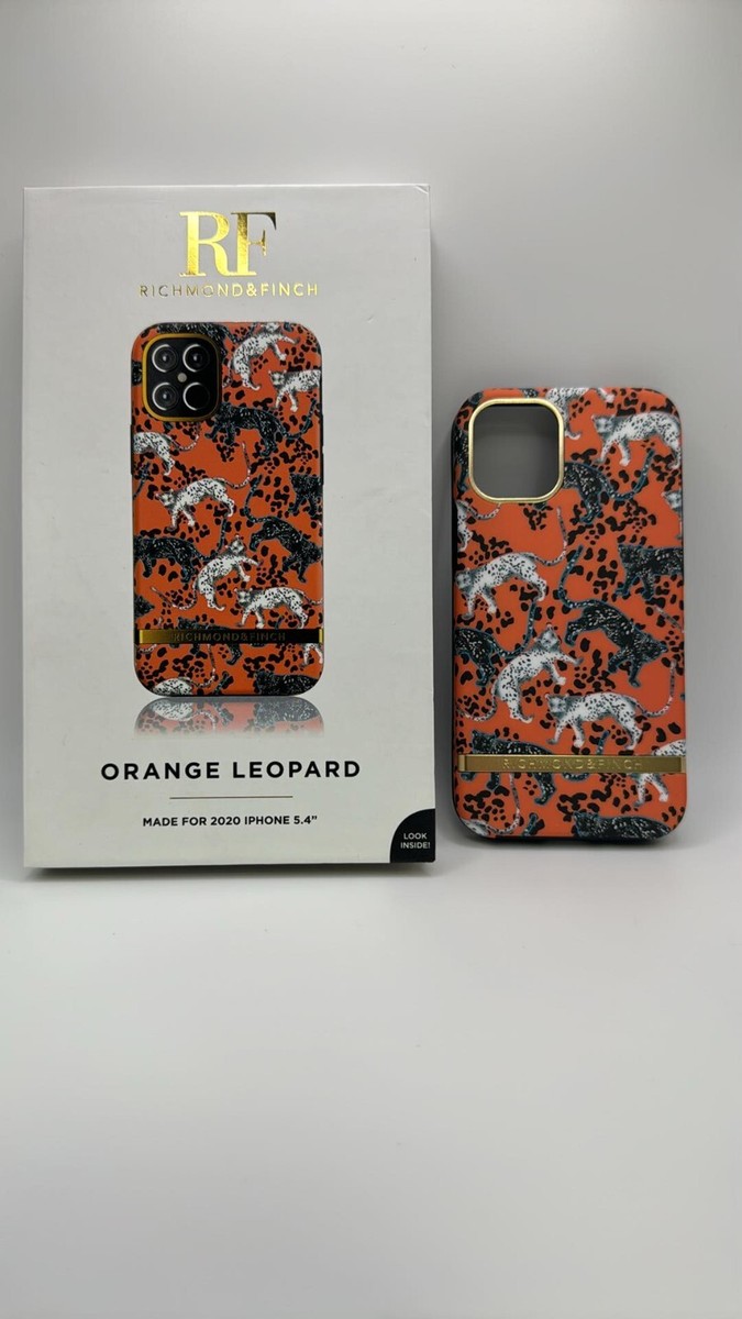 RICHMOND FINCH Phone Case For iPhone 12 Mini Orange Leopard