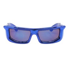 Inflated Bubble Sunglasses Chunky Thick Rectangular Unisex Shades UV400