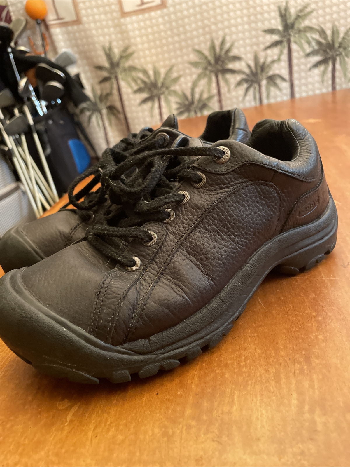 Scarpe da donna KEEN Briggs II 5365 in pelle trail escursionismo passeggio nere taglia 7