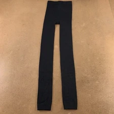 Women's Size S/M Black Fleece Lined Footless Tights New