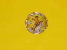 Colorized Kennedy Half Dollar - Legends of the West - Kit Carson K1056