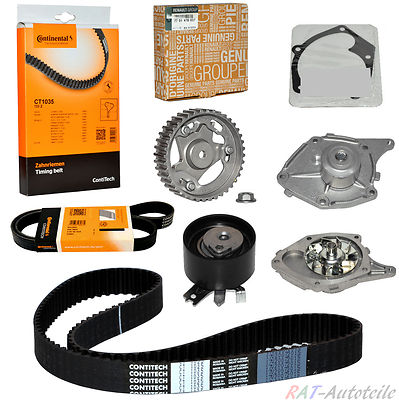 Zahnriemen+Keilrippenriemen+Zahnrad+Spannrolle+WAPU RENAULT 1.5 dCi Disel Motore