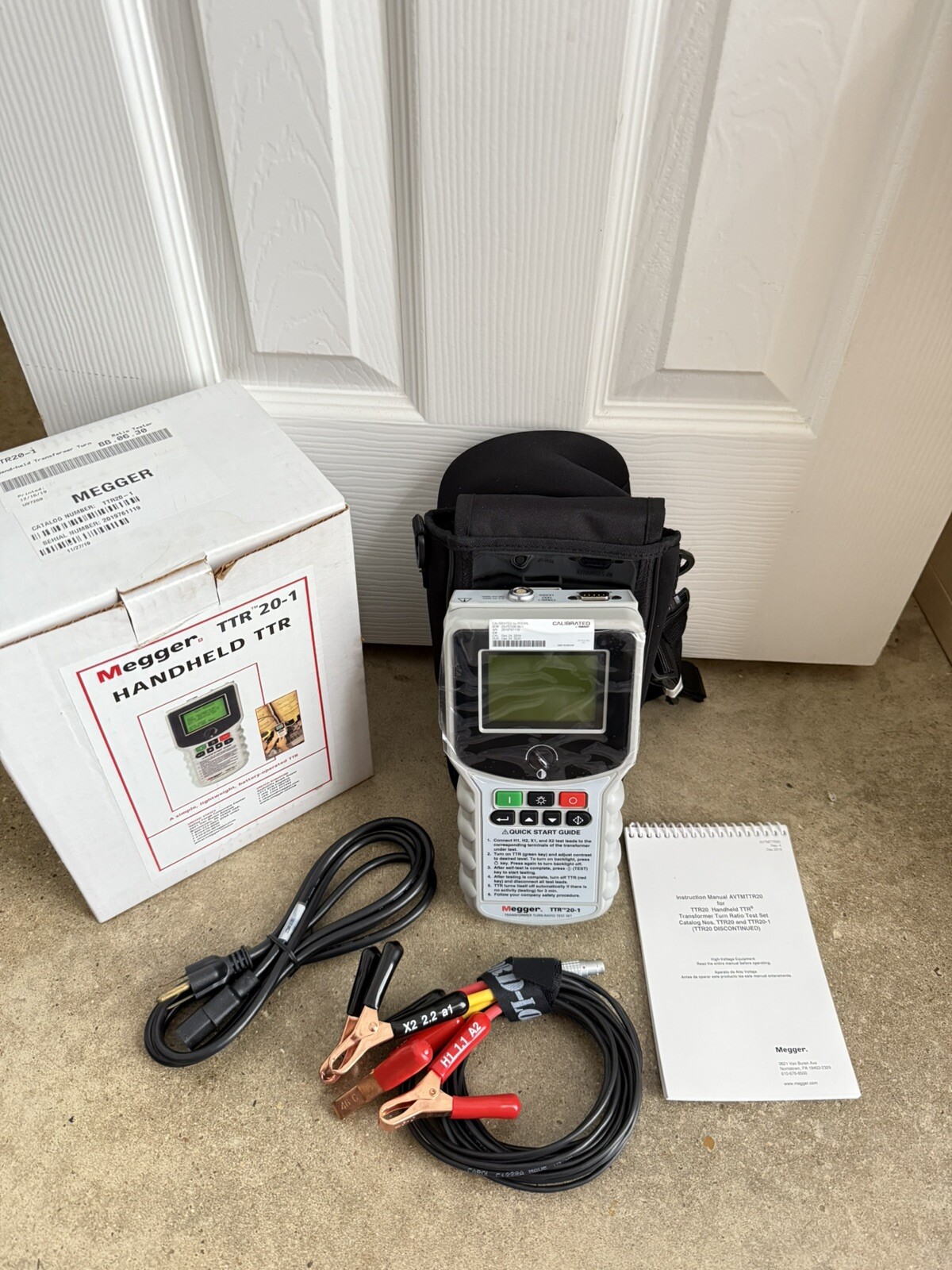 MEGGER TTR 20-1 TRANSFORMER TURN-RATIO TESTER (NEW SEALED) - FREE SHIPPING
