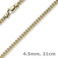 4,5Mm Franco Armband Armkette Armschmuck Aus 585 Gold Gelbgold 21Cm