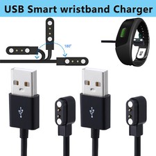 2PCS 2.84mm Universal USB Data Charging Cable Magnetic Charger For Smart Watch