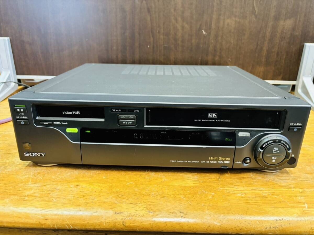 SONY VHS-HI8 WV-H2 SONY VHSビデオカセットレコーダー WV-H2 SONY VHS-HI8 WV-H2 SONY VHSビデオカセットレコーダー WV-H2