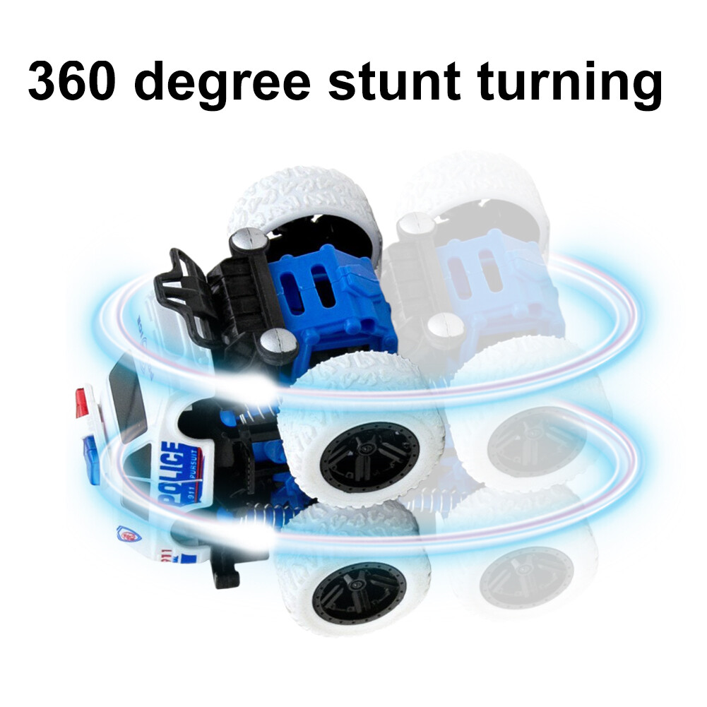 360 Degree Rotation Toy Car Pull Back Inertial Off Road For Kids ...