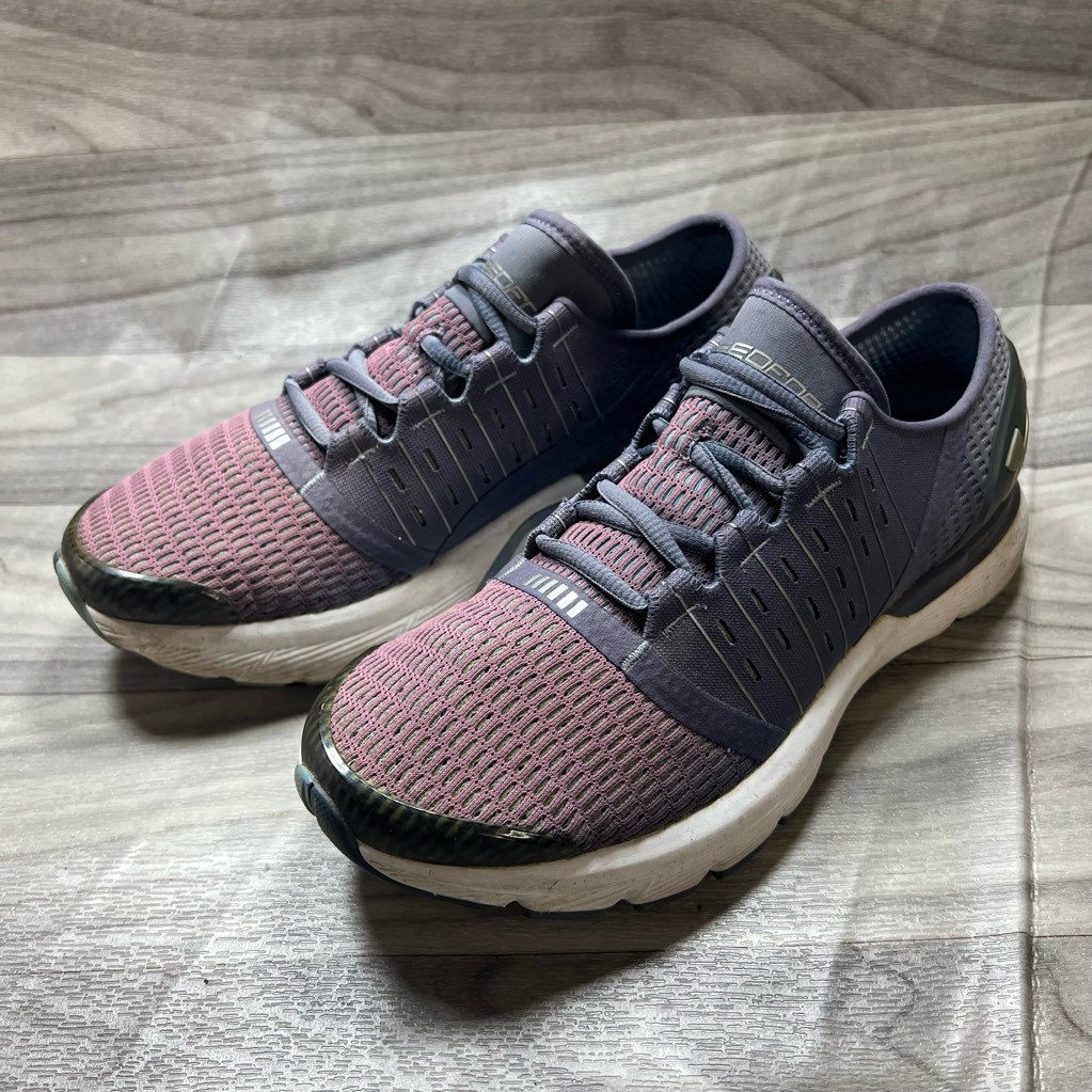 Under Armour Womens Speedform Gemini 3 Running Shoes Purple 1285482-962 Mesh 10M thumbnail 2