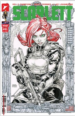 GI JOE SCARLETT #1 EXCLUSIVE SKETCH COLOR SPLASH - FREDDIE WILLIAMS
