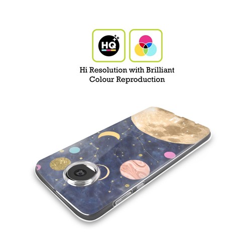 HEAD CASE DESIGNS MARBLE GALAXY SOFT GEL CASE FOR MOTOROLA PHONES 2 - Picture 2 of 10