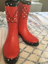 minnie mouse rain boots womens