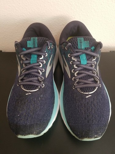 Brooks Womens Ghost 11 1202771B493 Blue Running Shoes Lace Up Low Top Size 9.5 B - Picture 3 of 7