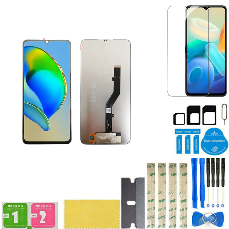 ［新品、未開封] Tele Goodbye,mytribes For ZTE Blade A72 4G A7040 LCD Display Touch Screen Digitizer