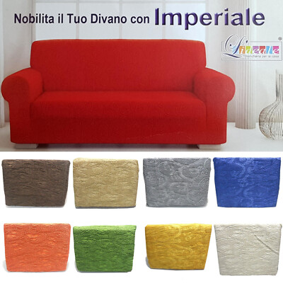 Copridivano a e posti elasticizzato copripoltrona posto