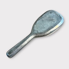 Vintage Child  s Vanity Brush Silver Plate  Celluloid Soft Bristle 6.25  GUC