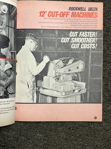 Rockwell Delta Industrial Machines Book 1970 Vintage With Price Book (AD-1753R) - Picture 10 of 11