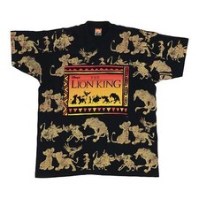 Vintage 1990s Disney's The Lion King All Over Print Shirt