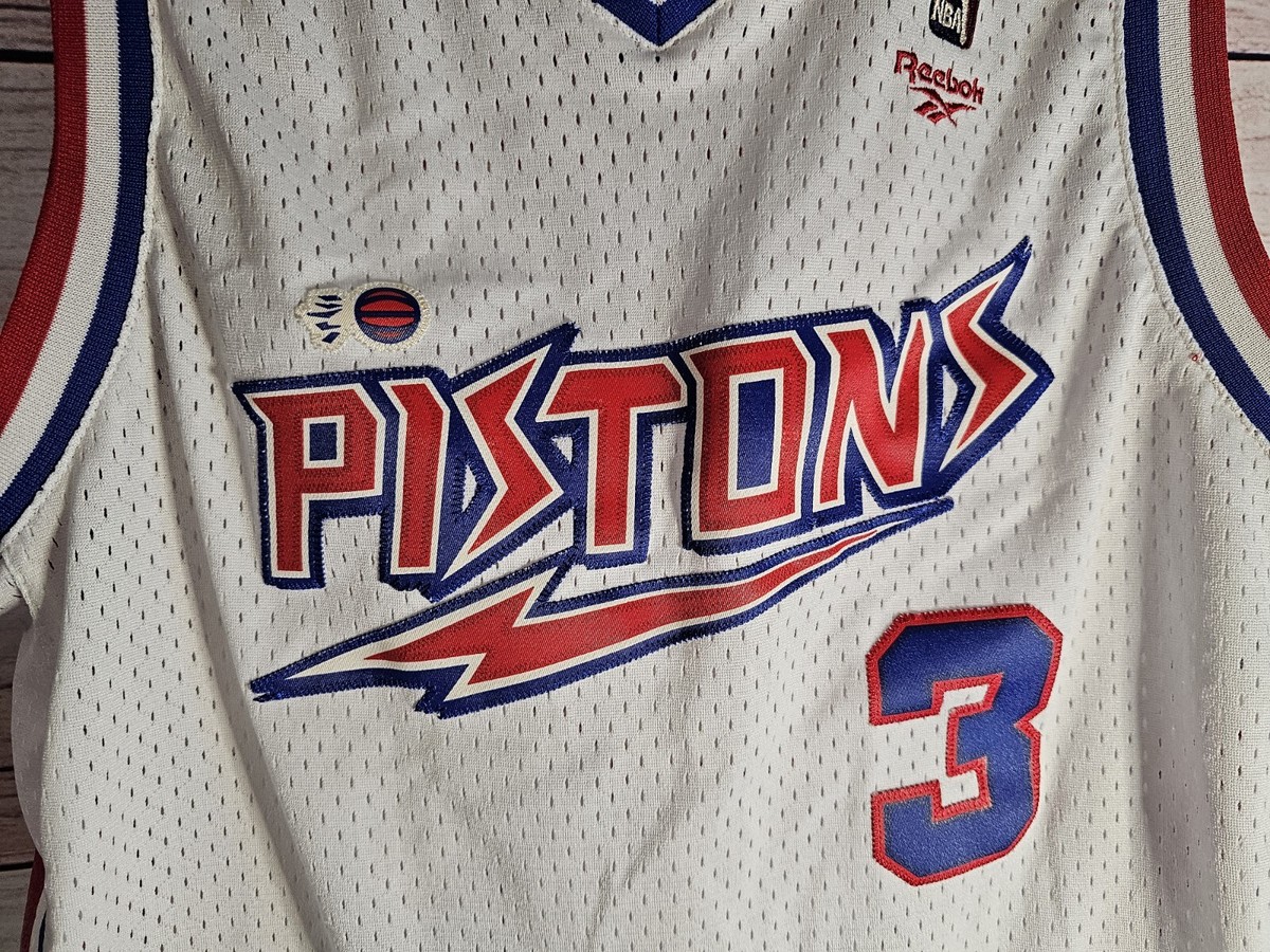Reebok Ben Wallace 1978-1981 Detroit Pistons Swingman Boys L
