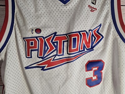 Reebok Ben Wallace 1978-1981 Detroit Pistons Swingman Boys L
