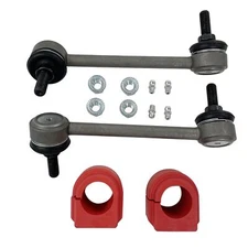 Front Sway Bar Links + Bushings For 2004-2011 Chevy Colorado GMC Canyon 4WD