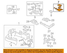 Gm Oem 88-07 Lemans Console Center Console-door 15178476