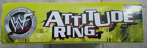 Vintage NOS WWF Attitude Wrestling Ring Cage Action Figure Case WWE 2001 Jakks - Picture 3 of 10