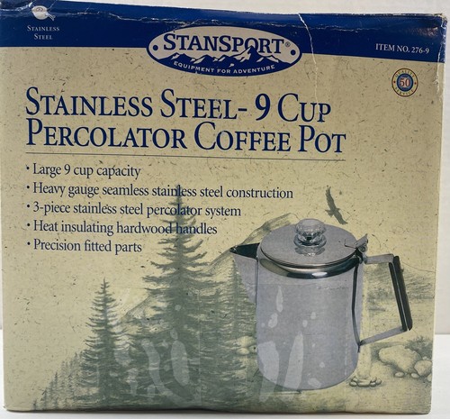 Stansport Stainless Steel 9 Cup 