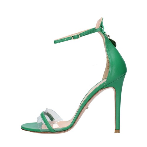 MV0590_FRAN Scarpe Sandali ELISABETTA FRANCHI Donna Verde | eBay
