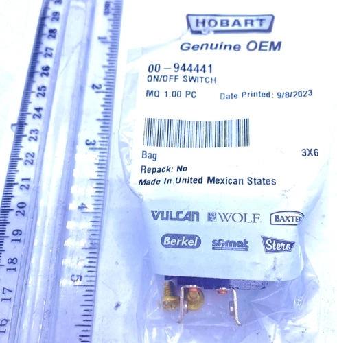 Hobart On/Off Switch 00-944441 New