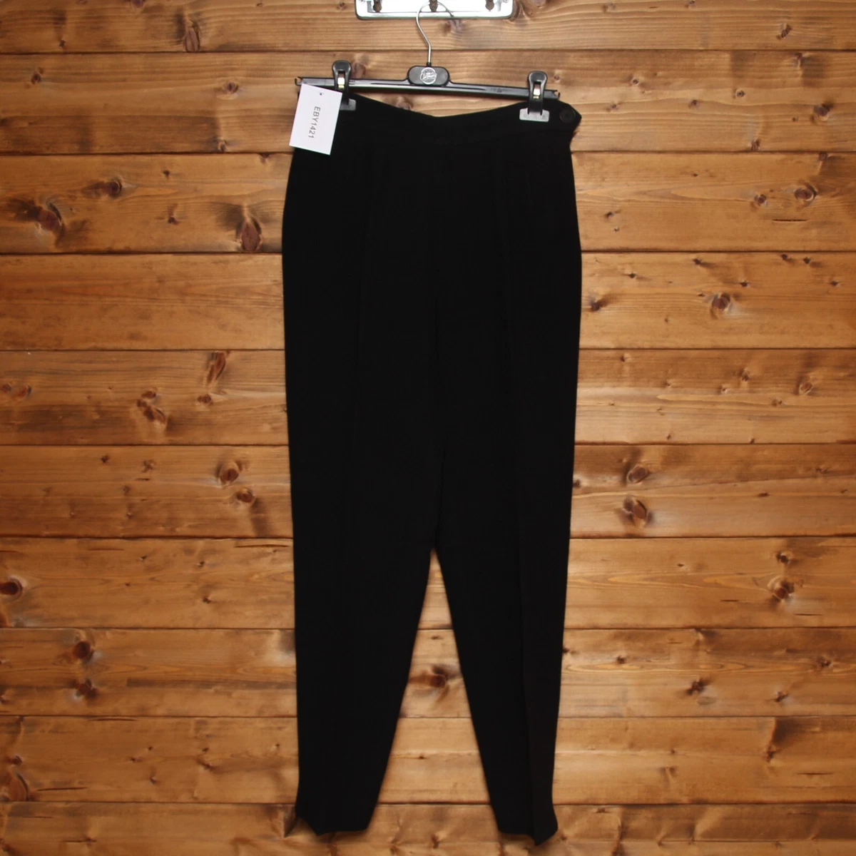 Pantalon Pas Cher Et Chic Moschino Tg.46 Utilise Femme Cod.EBY1461 Retro Noir eBay