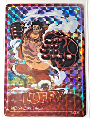 コミック・アニメ Luffy figures + stickers! Bundle One Piece Holographic Trading Sticker Luffy - Whole Cake Island | eBay