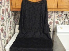 WOMENS DRESS SIZE 18W 1X XLARGE BLACK FLORAL LACE DRESS WEDDING RETAIL $89.00NEW