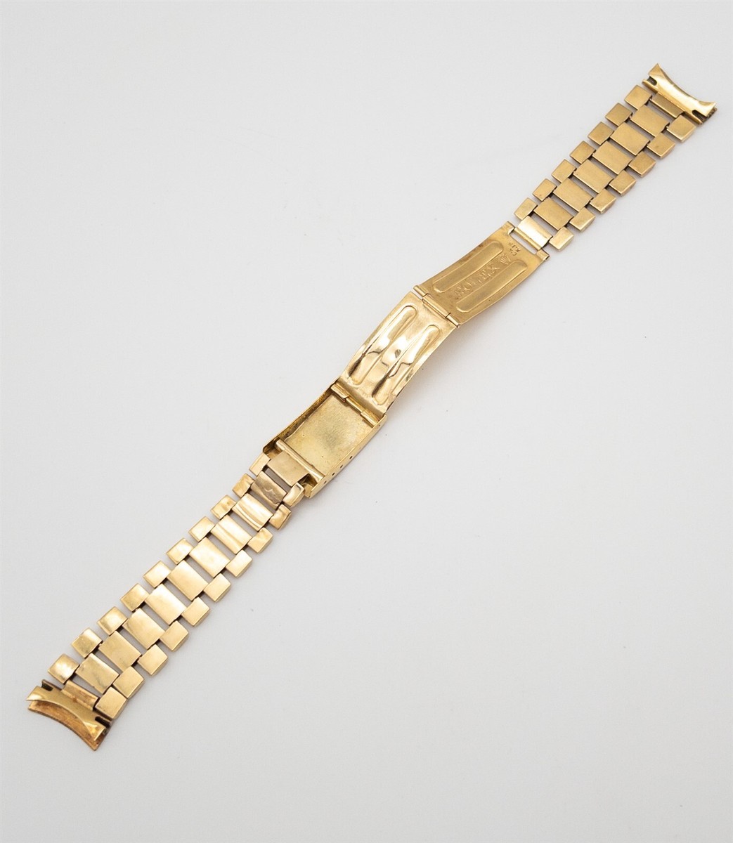 ゴールデンウィークラストSALE❕ ゴールド【 4mm×23mm 】18k Vintage Factory Rolex 20mm 18k Yellow Gold President Watch Mens