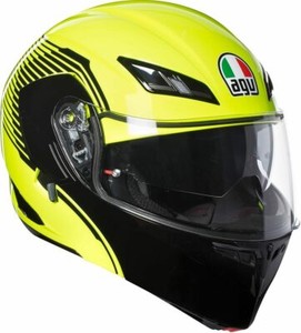 Casco AGV COMPACT ST VERMONT Yellow Fluo/Black | eBay
