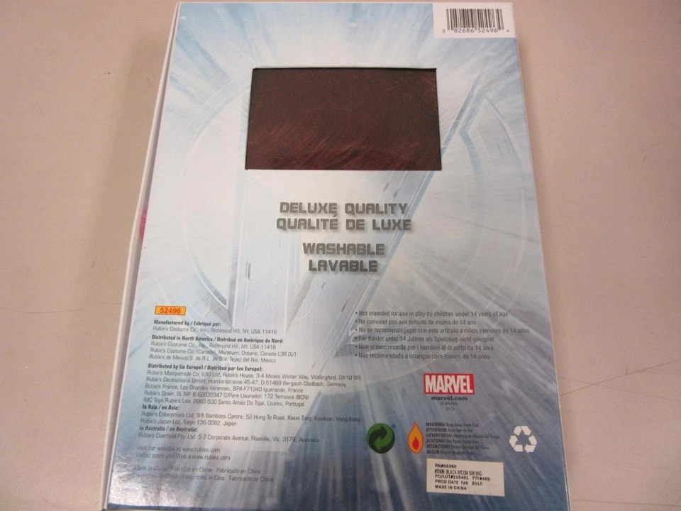 Avengers Age of Ultron Black Widow Rubie's Costume Wig Adult Red Hair Marvel - Image 4 of 4