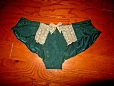 M VINTAGE VICTORIA'S SECRET SATIN PANTIES BRAZILIAN HIPHUGGER DREAM ANGEL