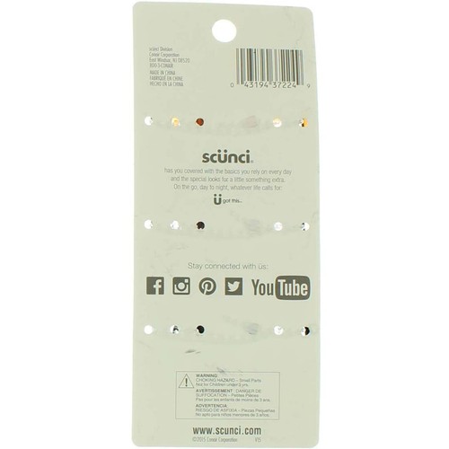 Scunci Effortless Beauty Jaw Hair Clips 3 ea (Pack of 2) - Bild 3 von 7