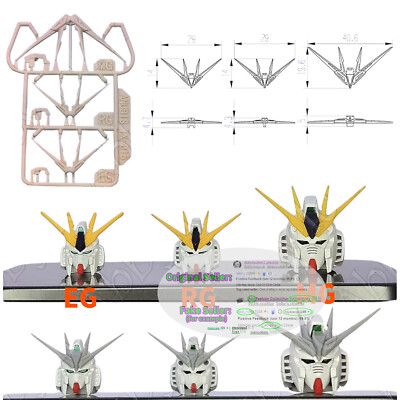 for MG 1/100 RX-93 Nu ver Ka EG RG 1/144 Anubis V-Fin Antenna Sharpen Part TX015